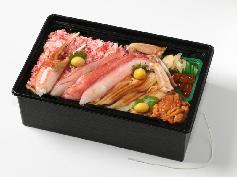 熱々蟹蒸し寿司