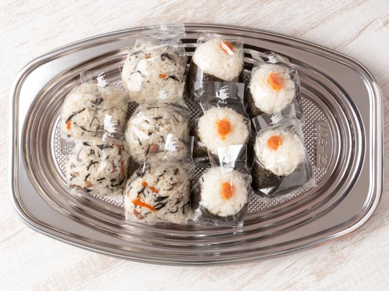 個包装おむすび10個プレート