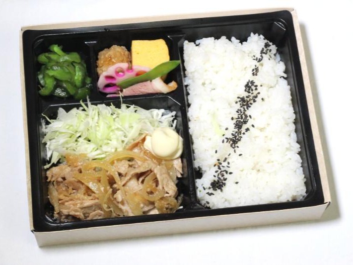 【お好み幕の内弁当】豚三枚肉の生姜焼き