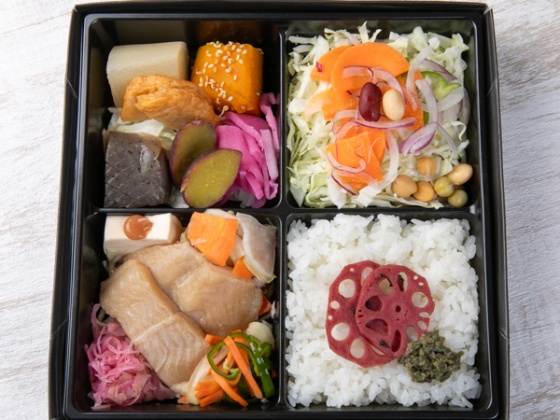 農園弁当　白身魚の南蛮漬け