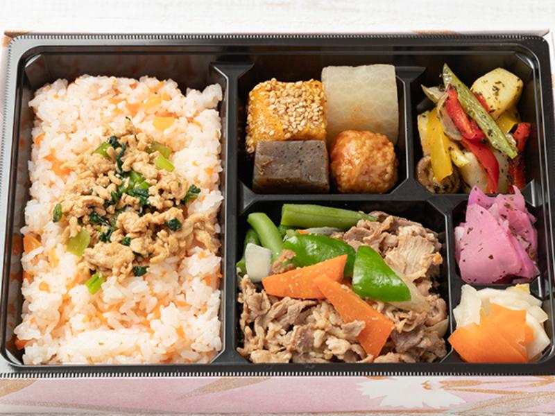 彩りご膳　牛焼肉