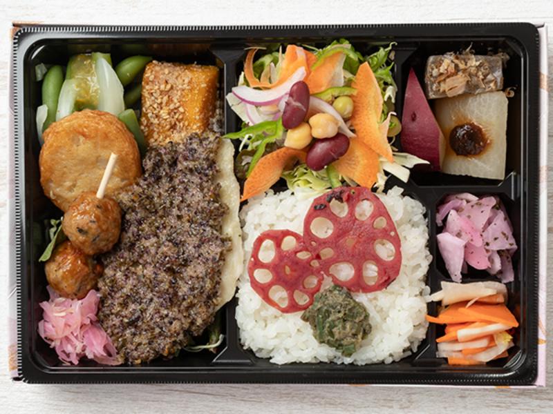 農園ご膳　白身魚のしそタルタル