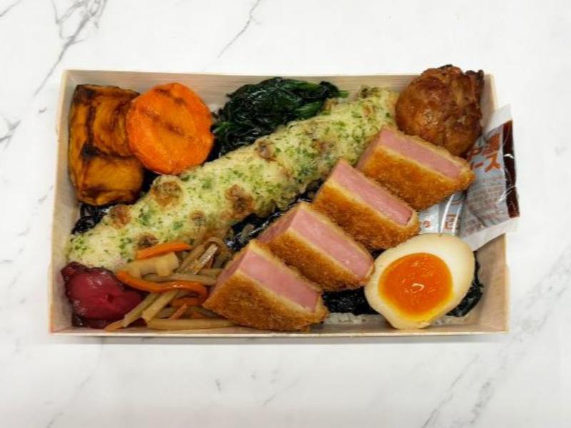 海苔弁もんじぇの昭和のハムカツ 1,350円｜【お弁当デリ】お弁当の