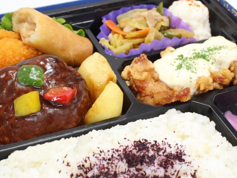 ハンバーグとチキン南蛮弁当 （NO．120）