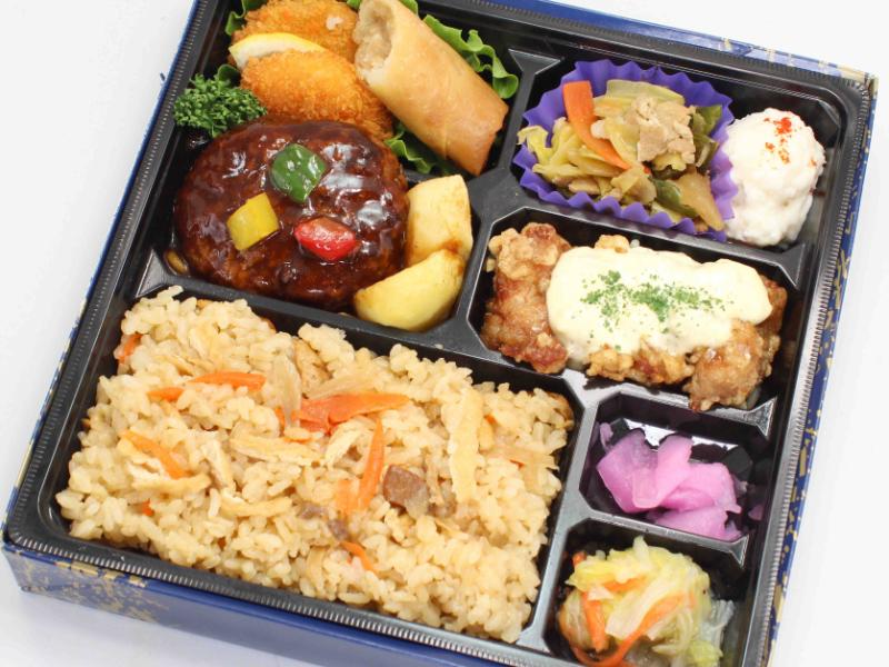 ハンバーグとチキン南蛮弁当 （NO．120）