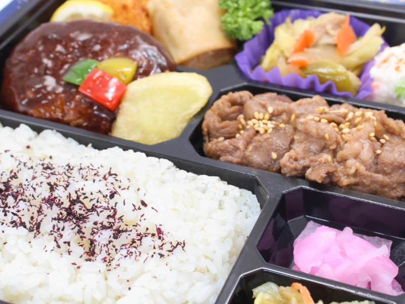 和牛焼肉とハンバーグ弁当（NO．122）