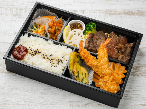豪華黒毛和牛弁当④