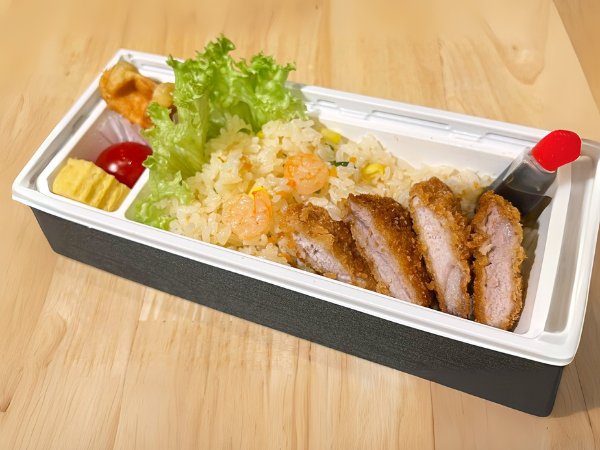 ピラフ＆カツ弁当