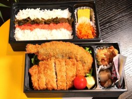 銚子の恵み弁当～イワシフライと明太高菜ご はん～