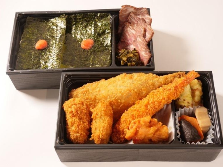 海鮮ミックス御膳 ＆特撰のり弁二段御膳
