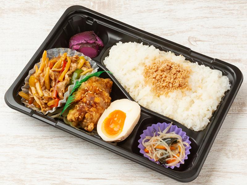 チンジャオロース×とりから弁当