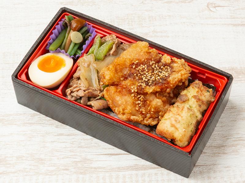 豚ネギ塩のりから重