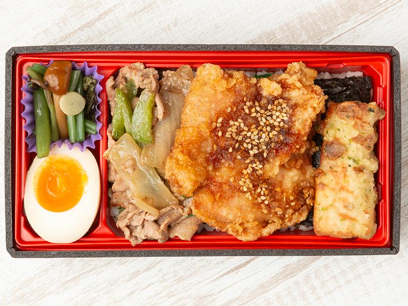 豚ネギ塩のりから重