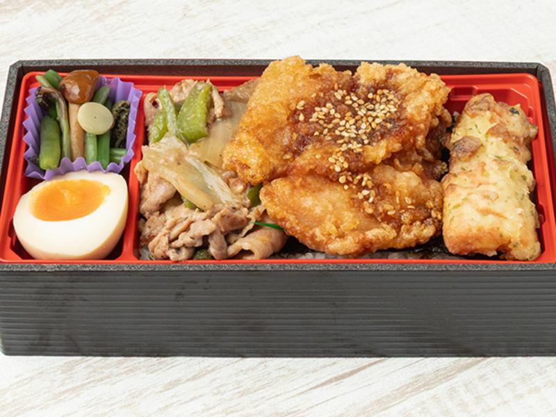 豚ネギ塩のりから重