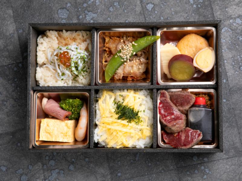 国産牛六枡弁当