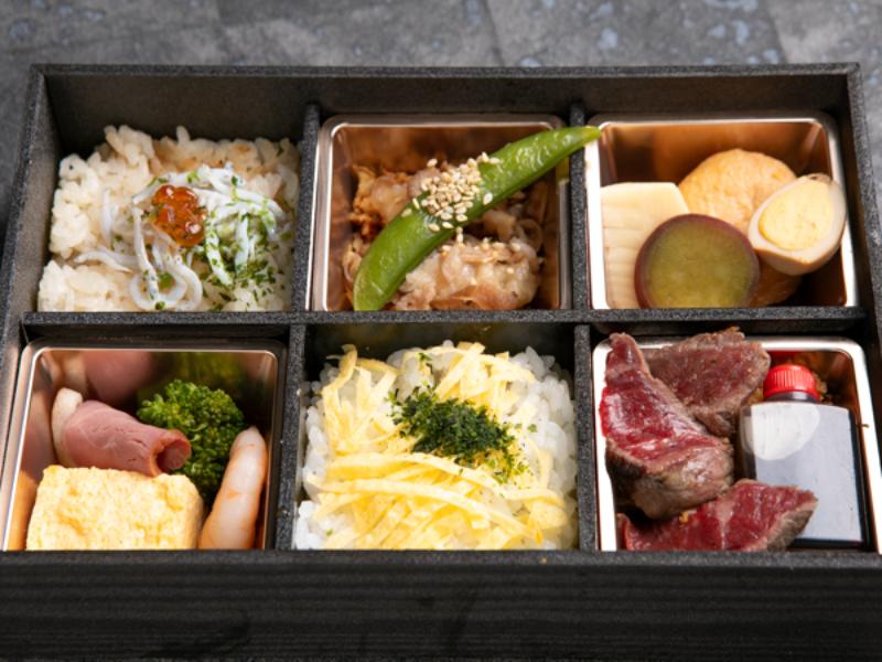 国産牛六枡弁当