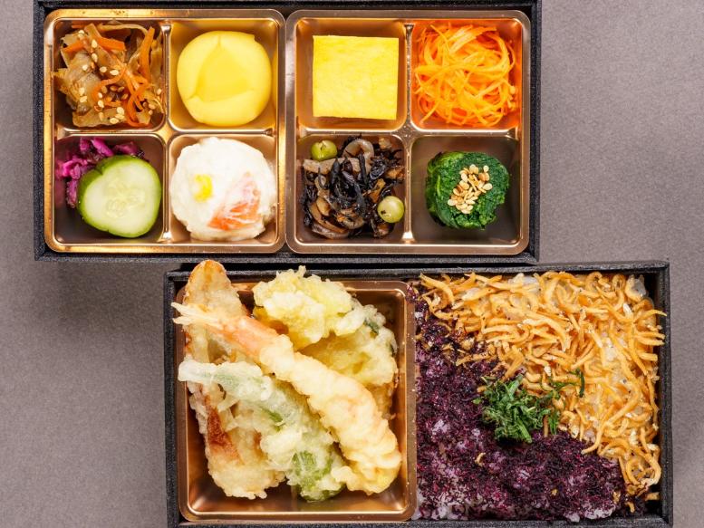 梅、じゃこ弁当