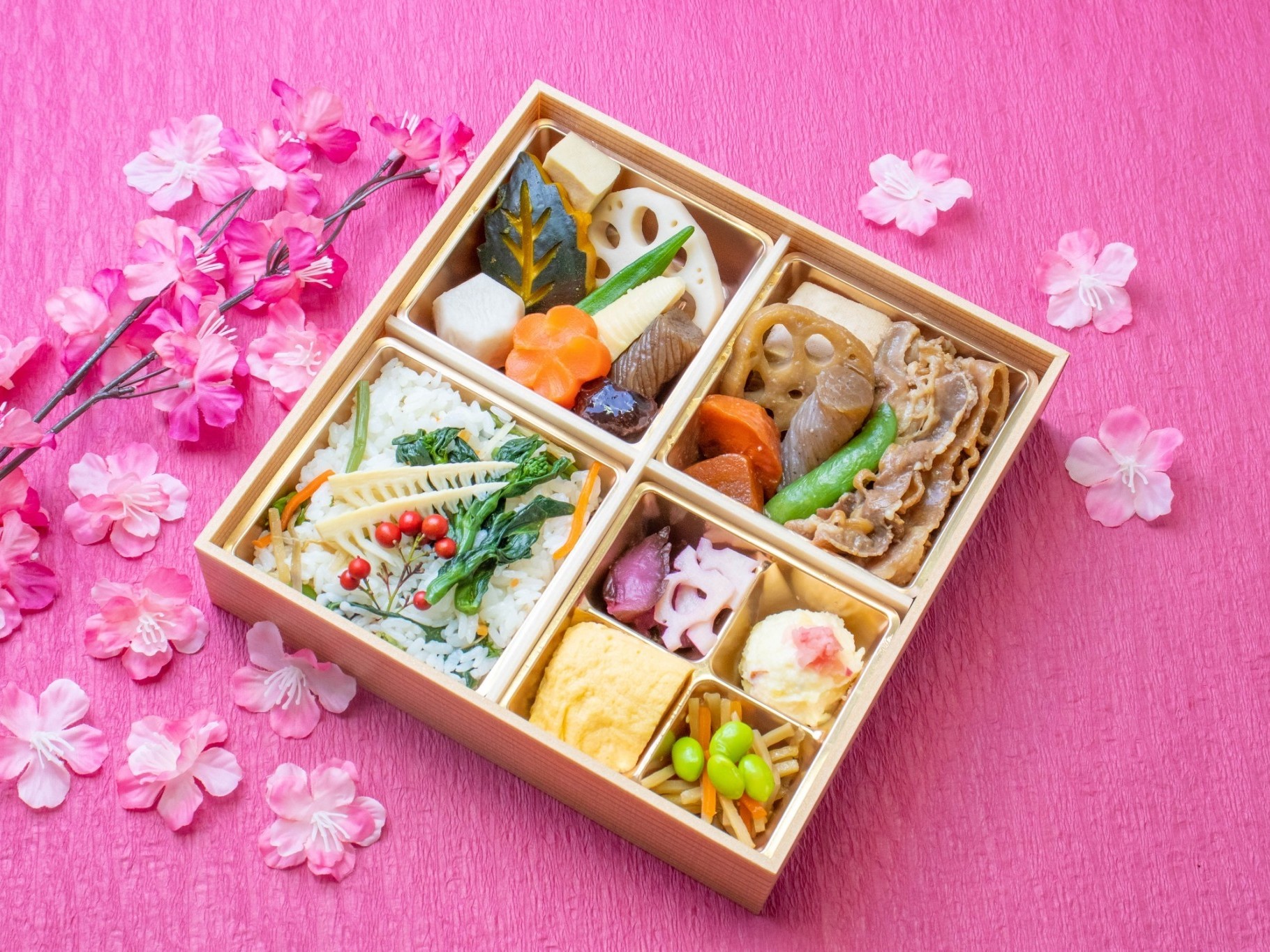 【春限定！】お肉増量！特選牛すき焼きと旬の山菜ご飯御膳