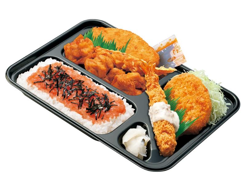スペシャルカラ・めんたい弁当