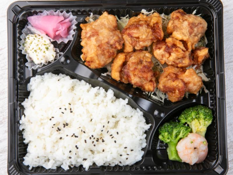 【コスパ抜群】唐揚げ＆海老とブロッコリー炒め