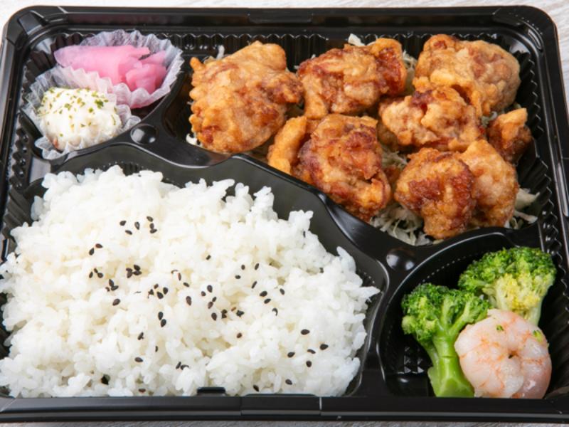 【コスパ抜群】唐揚げ＆海老とブロッコリー炒め