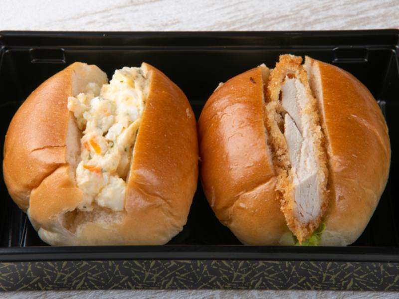 【ロールパンセット】ヒレカツと季節の具材