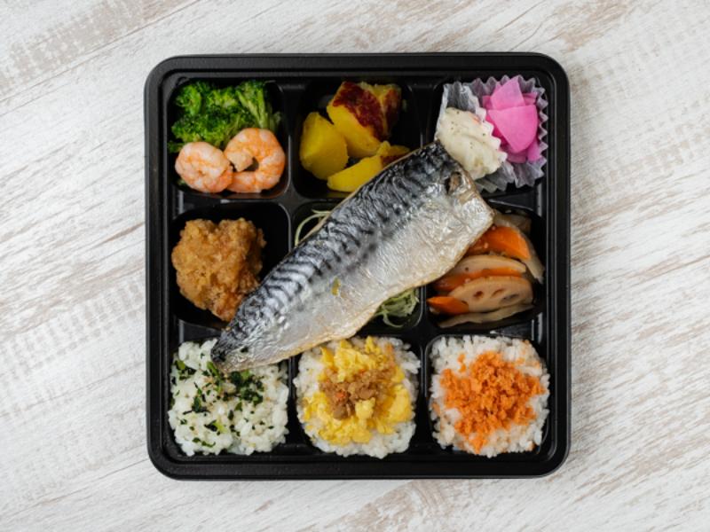 【贅沢9マス】鯖＆唐揚げ