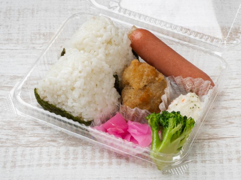 おにぎり2個（おかず2品）