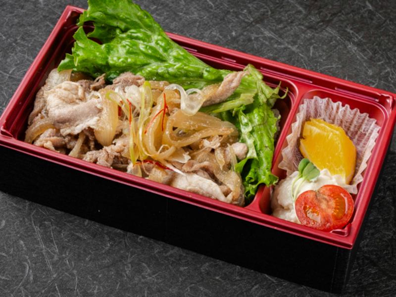 富士湧水ポークの生姜焼き重