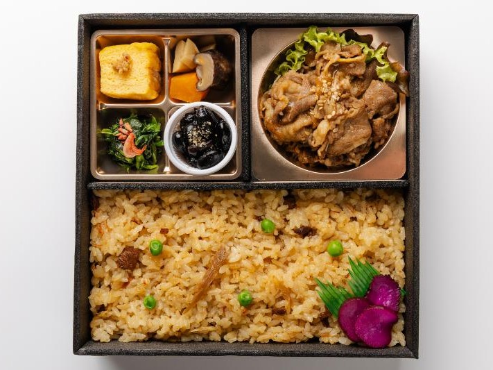 季節の炊込み御飯と焼肉御膳