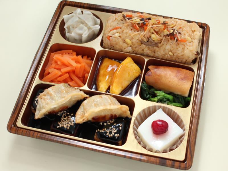 【寿】揚げ餃子～特製中華あんかけ～　中華風まぜご飯