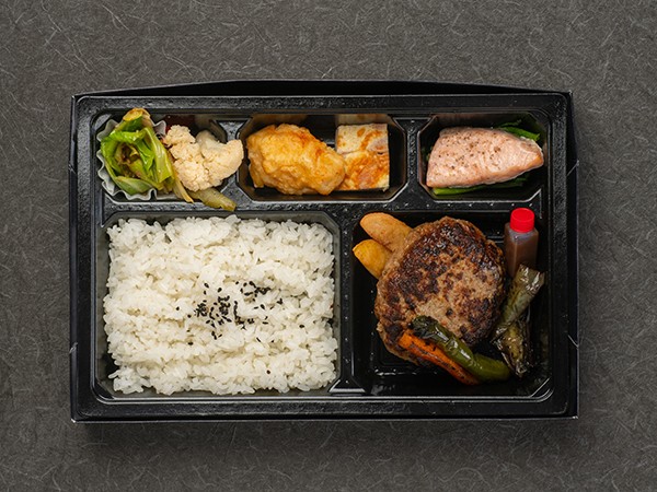 【ECO容器】あか牛とどんぐりポークのハンバーグ弁当