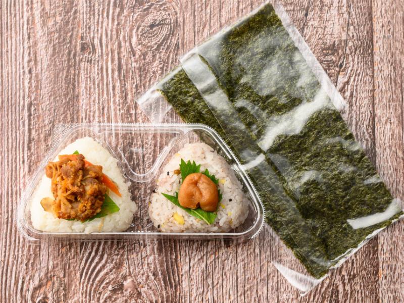 牛カルビと雑穀米おにぎり