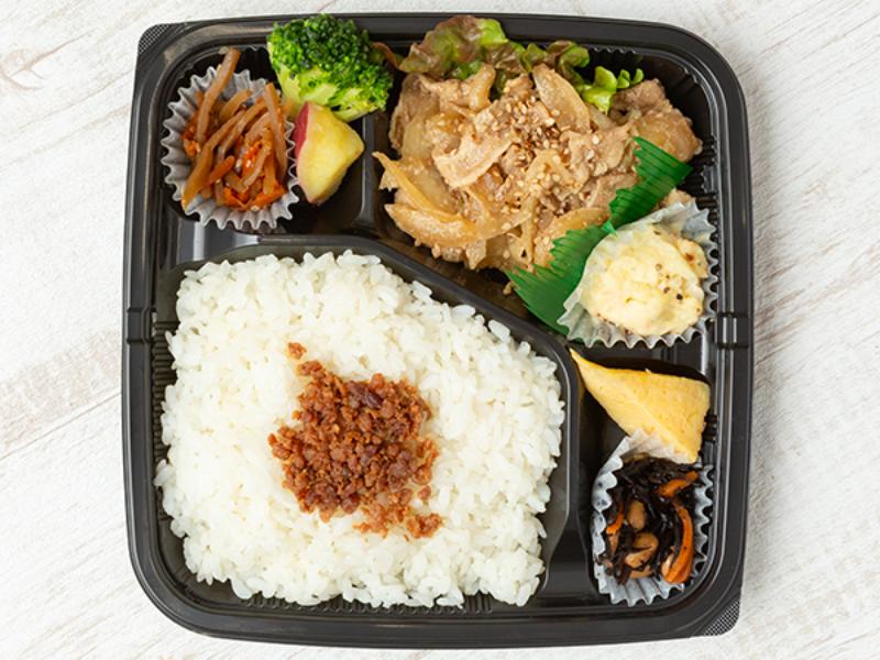 コスパ抜群！生姜焼き弁当