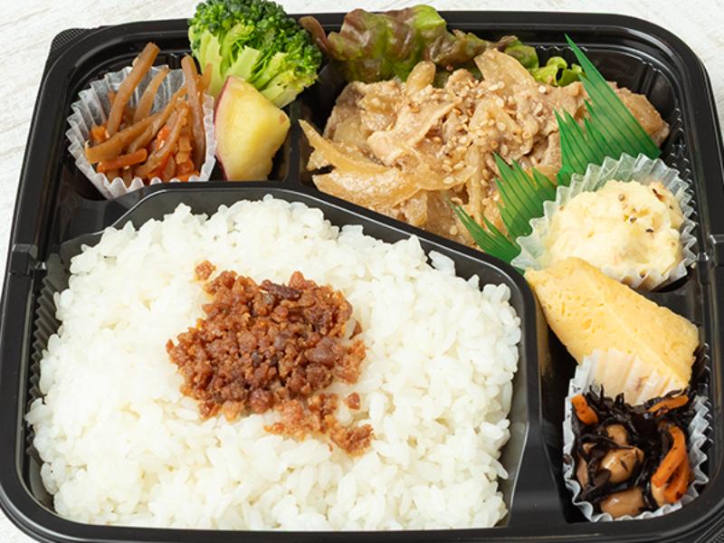 コスパ抜群！生姜焼き弁当