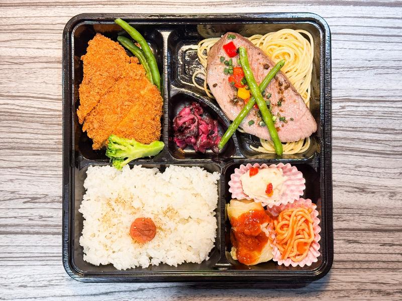 ローストビーフステーキ御膳（通常）白身フライ（12月24日・12月25日 注文不可）