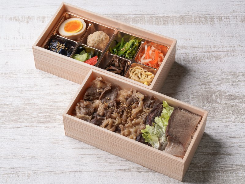 和牛焼肉3種盛り2段重