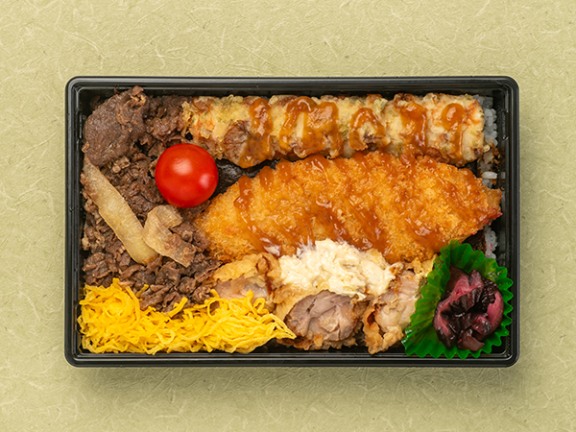 麦の特海苔弁当