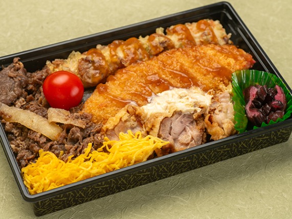 麦の特海苔弁当