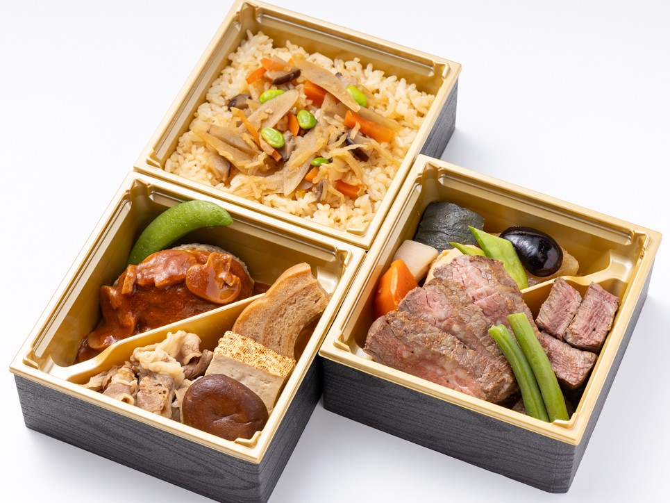 特選牛サーロインステーキ＆牛ヒレステーキ＆牛ハンバーグ御膳