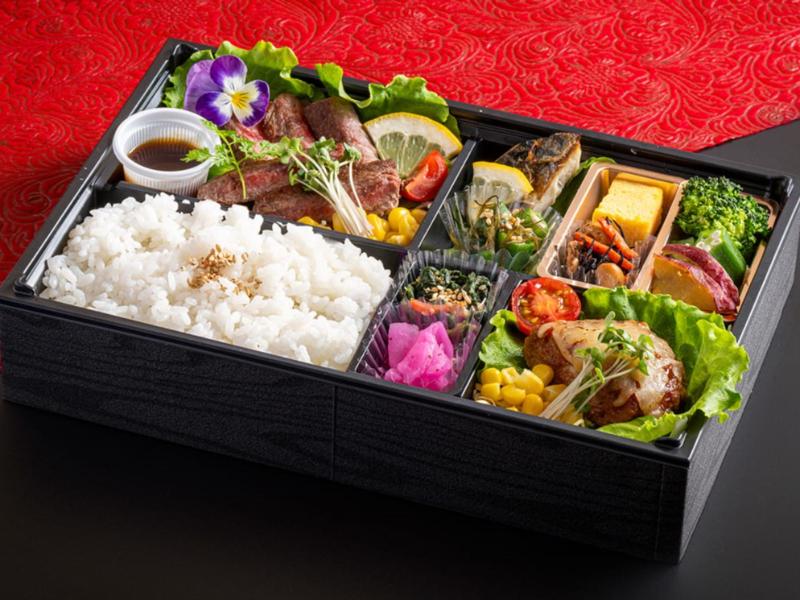 〜翔〜柔らかステーキとチーズハンバーグ御膳