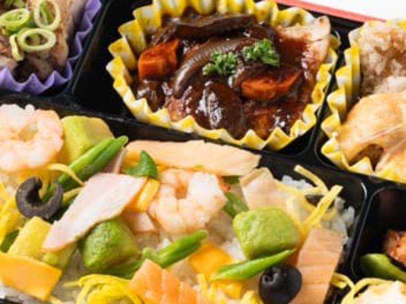 豚ヒレ肉のデミソース洋風ちらし御膳