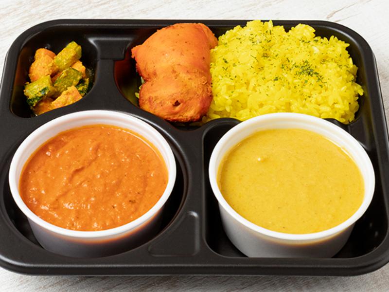 【2種カレーセット】バターチキン＆シーフード