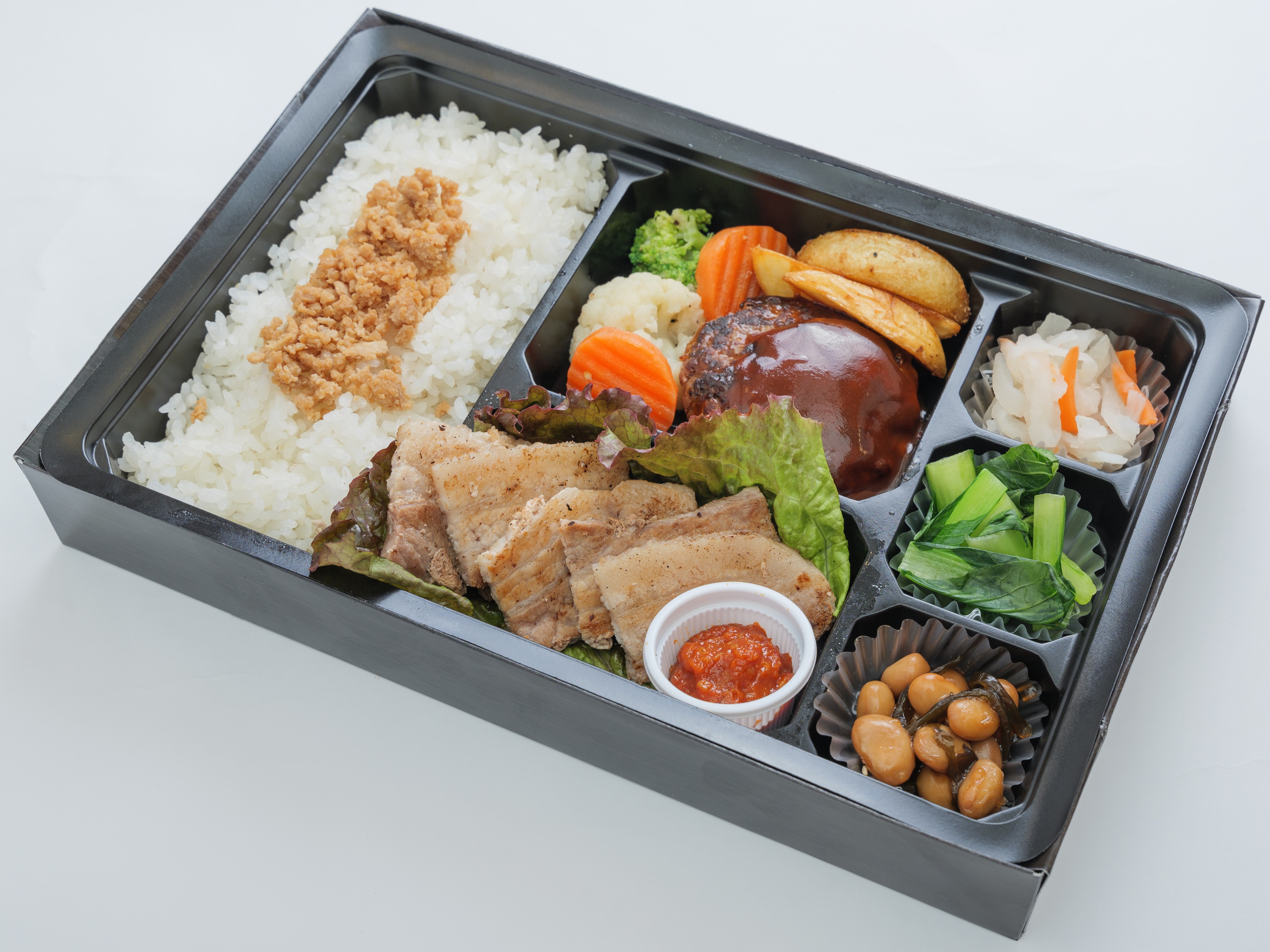 サムギョプサル＆牛タンハンバーグ弁当