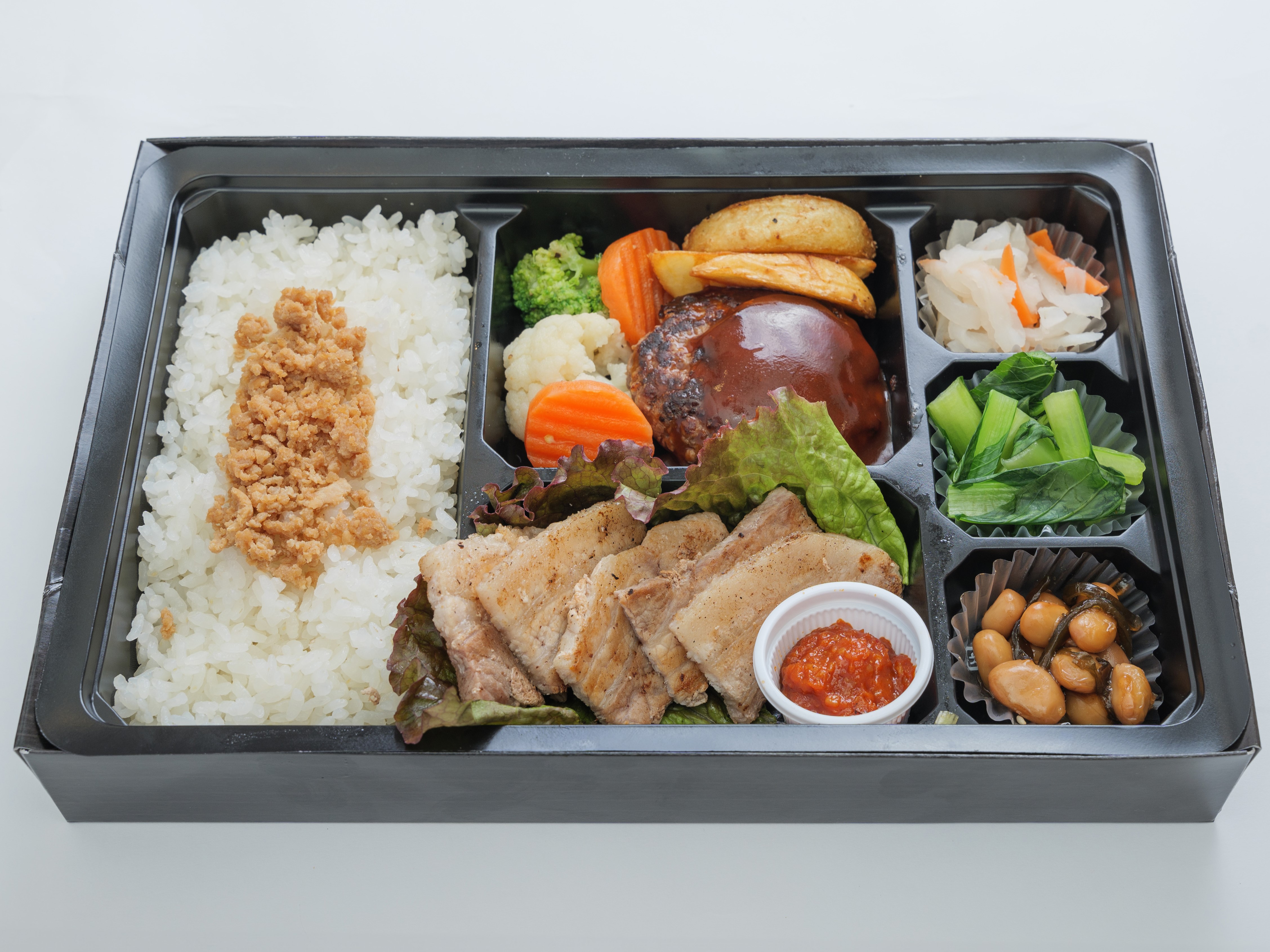 サムギョプサル＆牛タンハンバーグ弁当