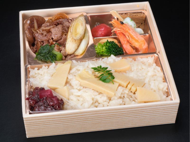 【4月1日～5月30日お届け分限定】たけのこご飯と赤城牛のすき焼き御膳