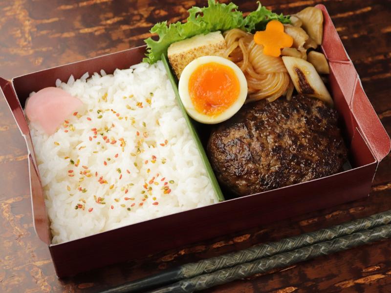 「すき焼き風」特製ハンバーグ重