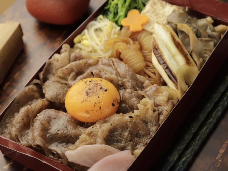 黒毛和牛焼きすき焼き重