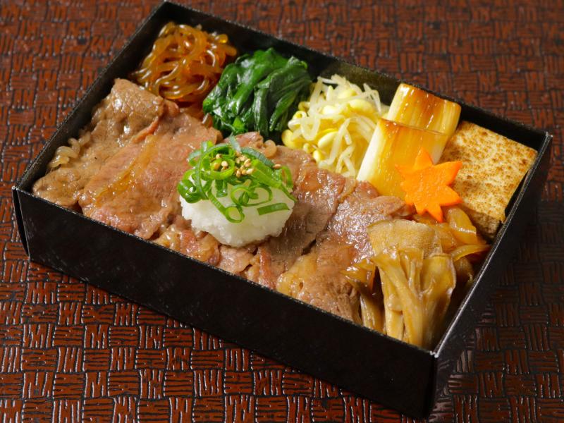 黒毛和牛おろしすき焼き重