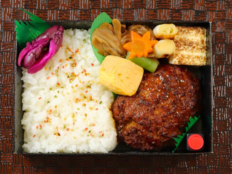 すき焼き風ハンバーグ重